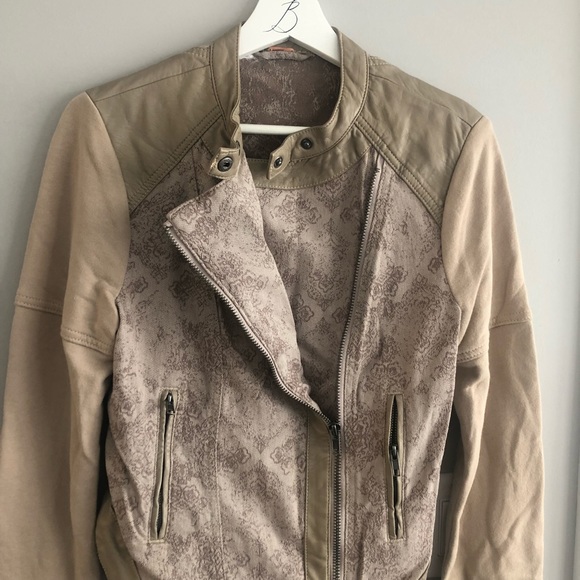 Free People Vegan Leather Moto Jacket - Picture 2 of 6